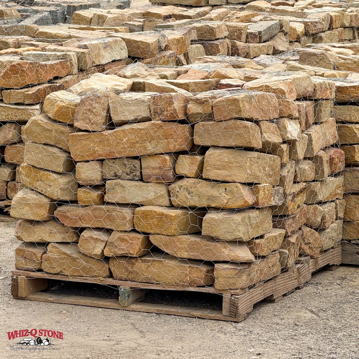 Whiz-Q Stone | Sandstone 4 -6 Chopped Striped
