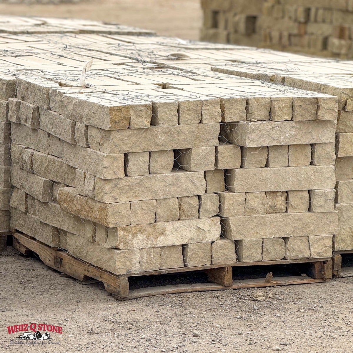 Whiz-Q Stone | Sandstone 4 -6 Chopped Tan